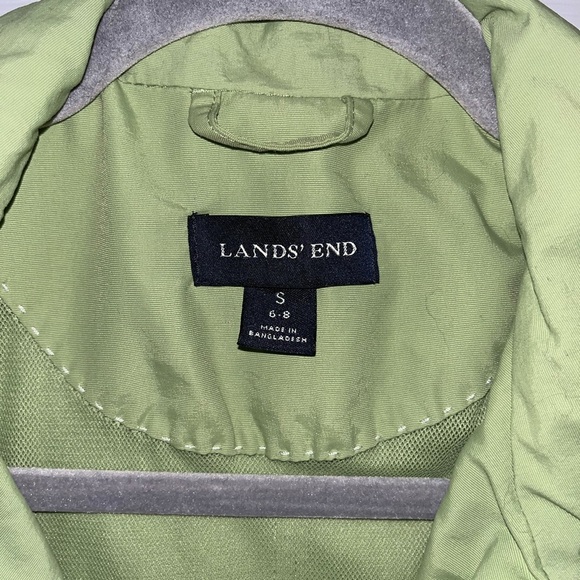 Lands' End Women's Light Green Utility Jacket - Picture 2 of 3